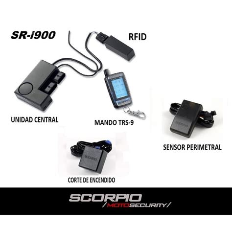 scorpio alarm sr i900 rfid motorcycle security system|scorpio alarms for sale.